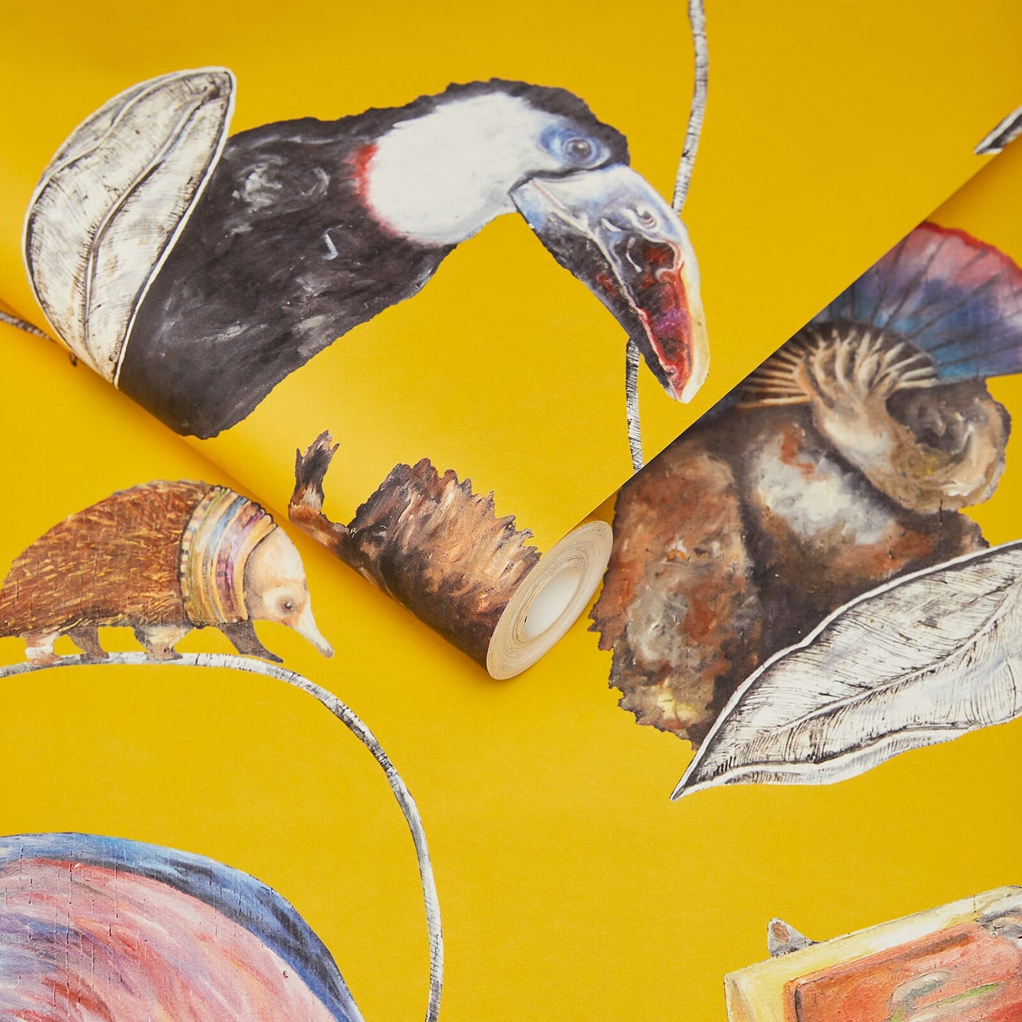 Hackney Empire Wallpaper - Ochre - 1-WA-HAC-DI-OCH-XXX