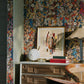 Hollyhocks Wallpaper - Autumn - 1-WA-HOL-DI-AUT-XXX