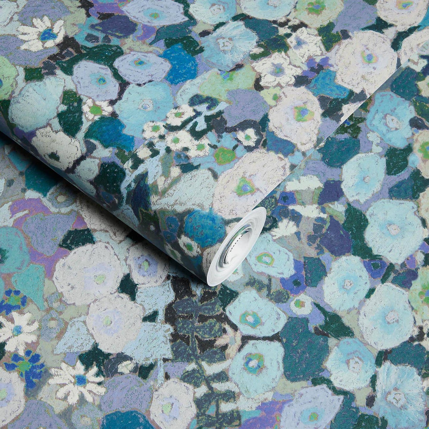 Hollyhocks Wallpaper