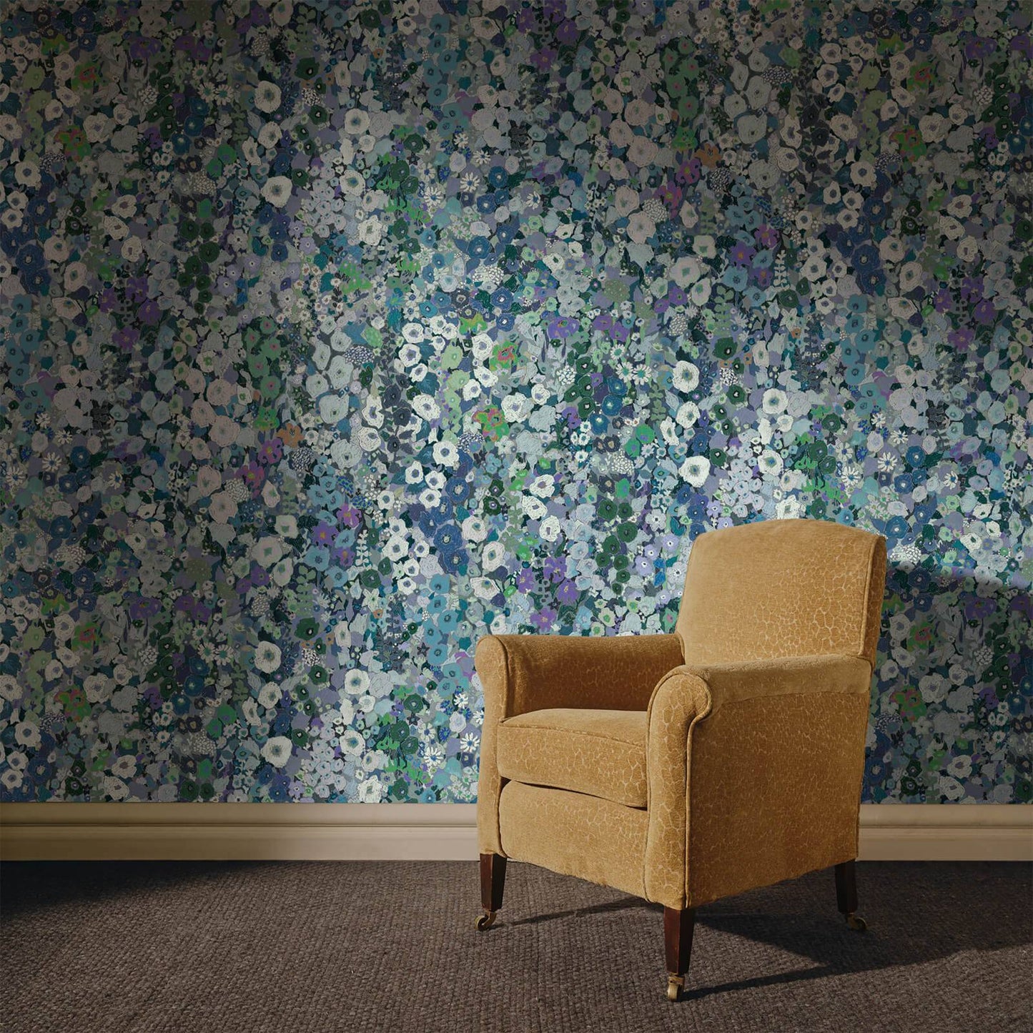 Hollyhocks Wallpaper