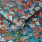 Hollyhocks Wallpaper - Winter - 1-WA-HOL-DI-WIT-XXX