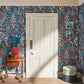 Hollyhocks Wallpaper - Winter - 1-WA-HOL-DI-WIT-XXX