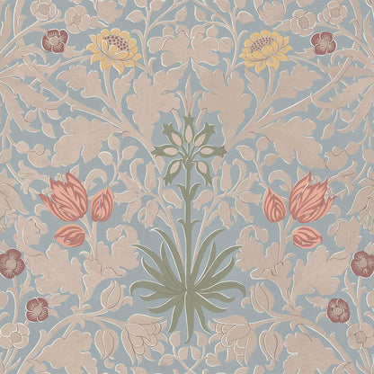1-WA-HYA-DI-BYZ-XXX - Hyacinth Novellus Wallpaper - Byzantine Blue - House of Hackney