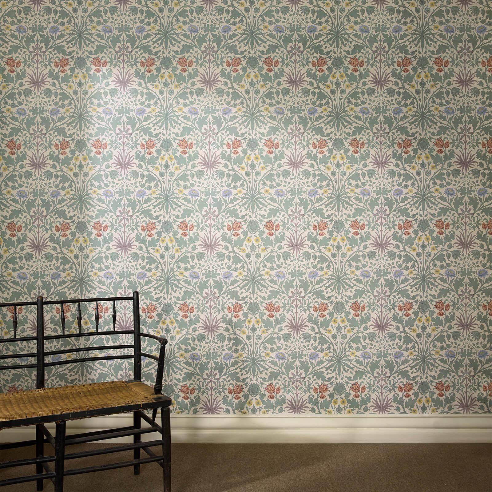 1-WA-HYA-DI-PHL-XXX - Hyacinth Novellus Wallpaper - Phlox - House of Hackney