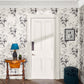 London Rose Wallpaper - Smoke Grey - 1-WA-LON-TR-GRY-XXX-001