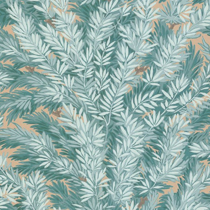 Florencecourt Wallpaper - Print Room Blue on Sand - 100/1001