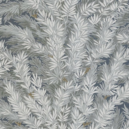 Florencecourt Wallpaper - Grey on Slate - 100/1004