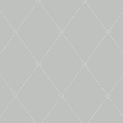 Large Georgian Rope Trellis Wallpaper - Grey - 100/13062