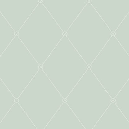 Large Georgian Rope Trellis Wallpaper - Duck Egg - 100/13066