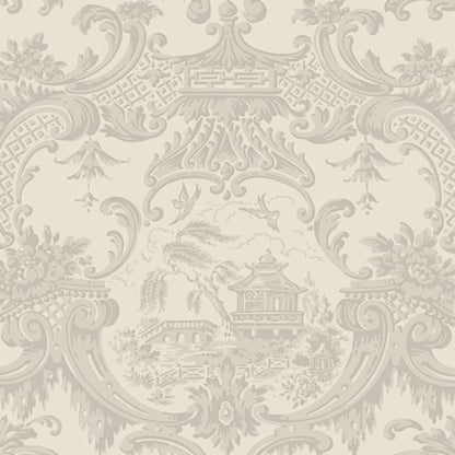 Chippendale China Wallpaper - Stone - 100/3012