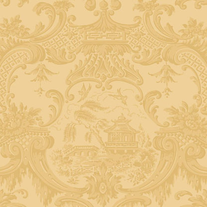 Chippendale China Wallpaper - Ochre - 100/3014
