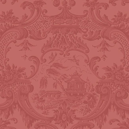 Chippendale China Wallpaper - Red - 100/3015