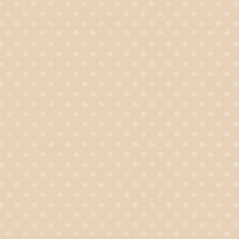 Victorian Star Wallpaper - Sand - 100/7034