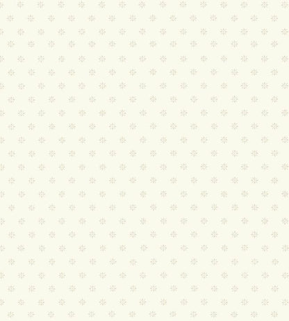 Victorian Star Wallpaper - White - 100/7035