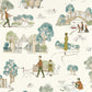 101 Dalmatians Wallpaper - Breeze Blue - DDIW217290 - Sanderson