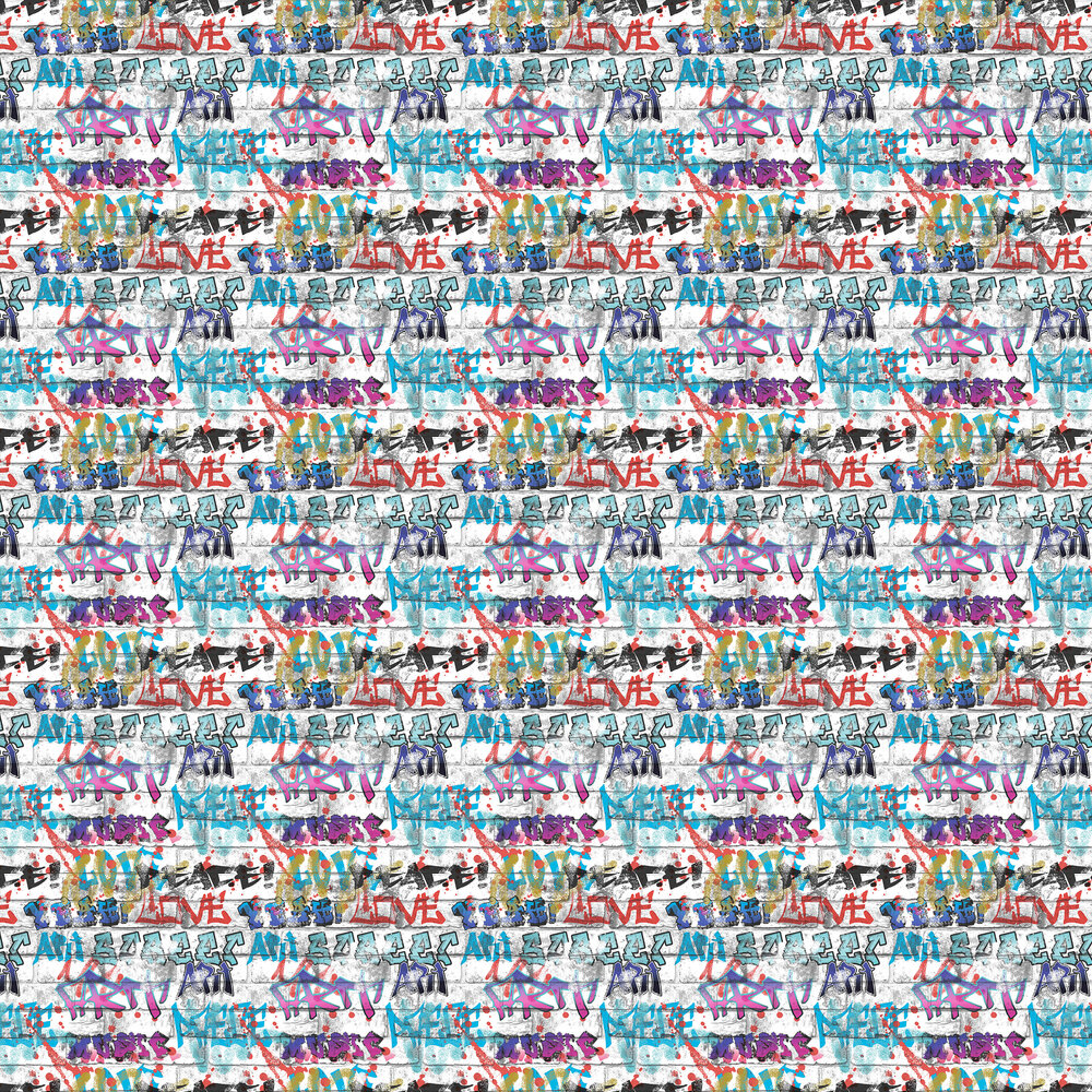 Graffiti Wallpaper - Multicolor