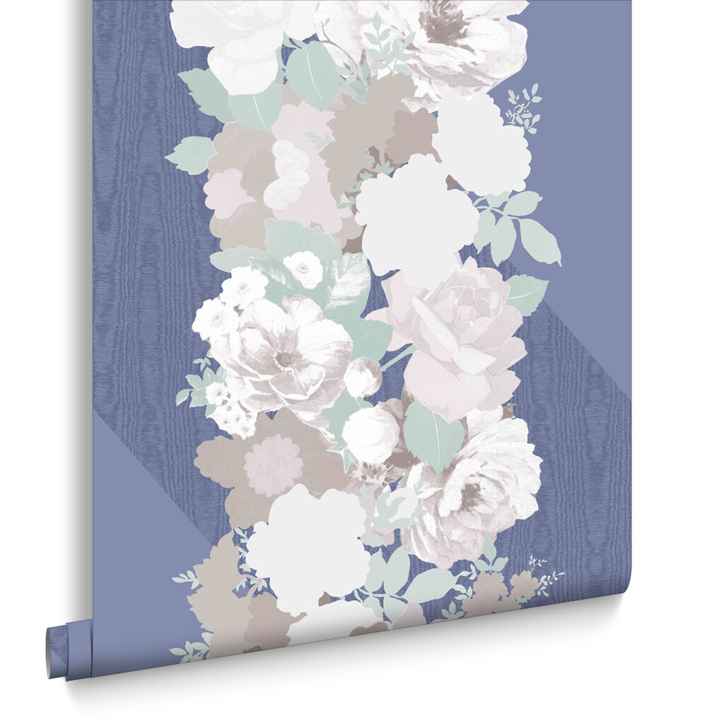 102765 - Joy Wallpaper - Blue - Graham & Brown