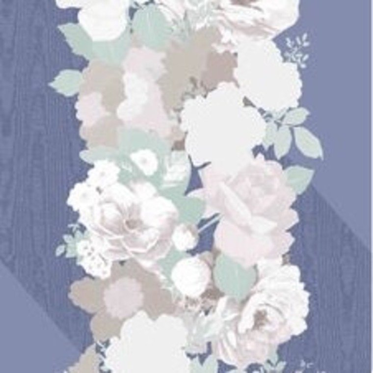 102765 - Joy Wallpaper - Blue - Graham & Brown