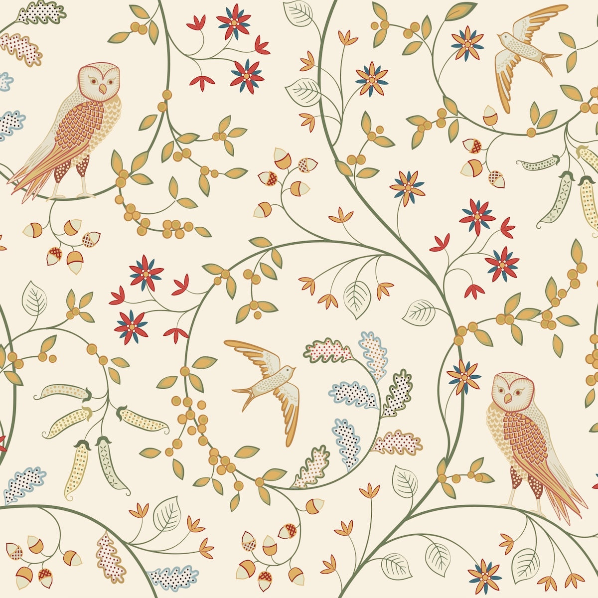 1029 - Newill Wallpaper - Newill Linen by Morris Collections