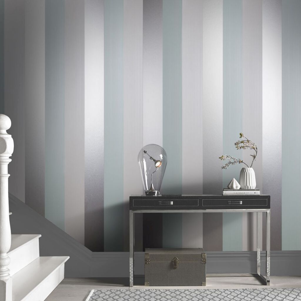 103528 - Figaro Wallpaper - Ocean - Graham & Brown