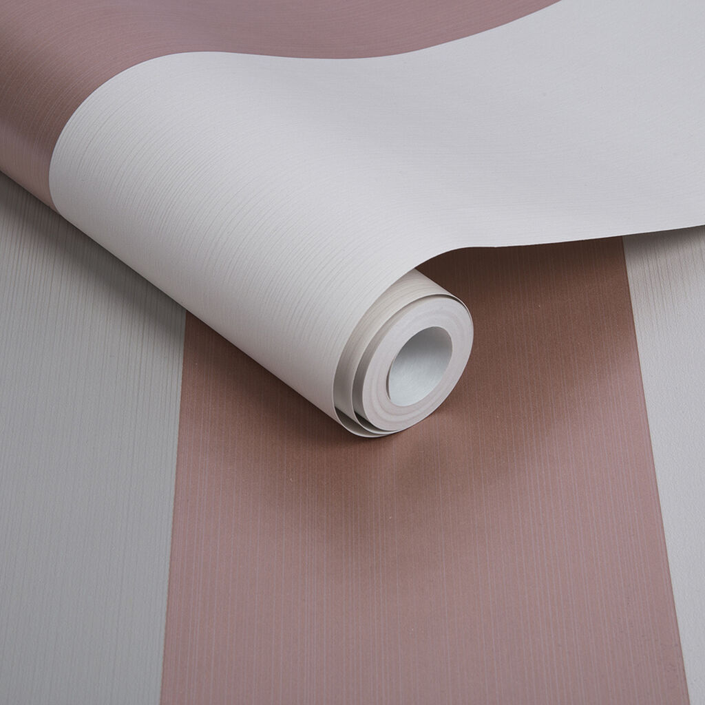 103530 - Figaro Wallpaper - Rose Gold Mink - Graham & Brown