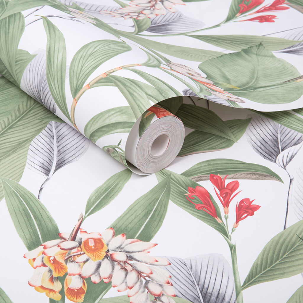 Botanical Wallpaper - Powder β Lionheart Wallpaper