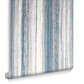 103814 - Chelsea Stripe Wallpaper - Night Sky - Graham & Brown