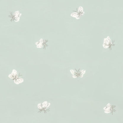 Peaseblossom Wallpaper - Chalk on Duck Egg - 103/10032