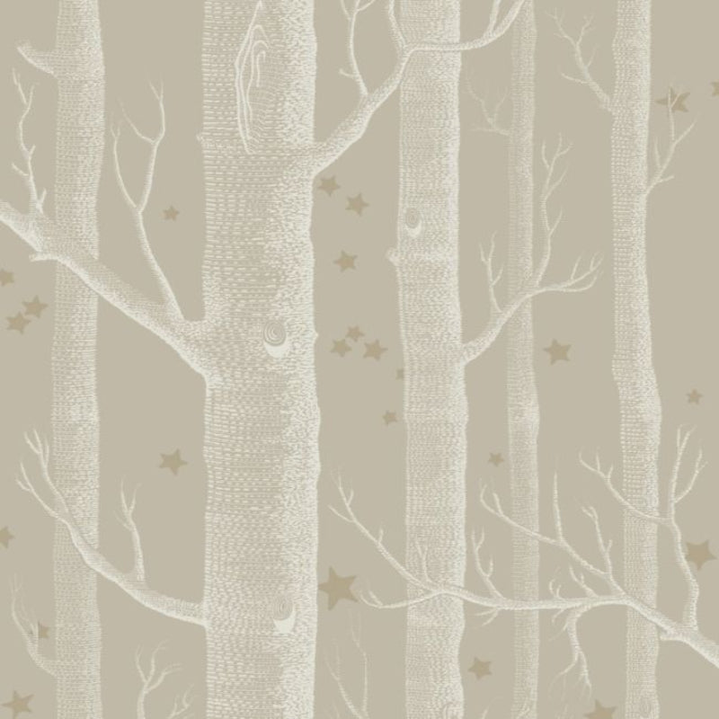 Woods & Stars Wallpaper - Linen - 103/11047
