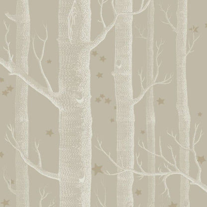 Woods & Stars Wallpaper - Linen - 103/11047