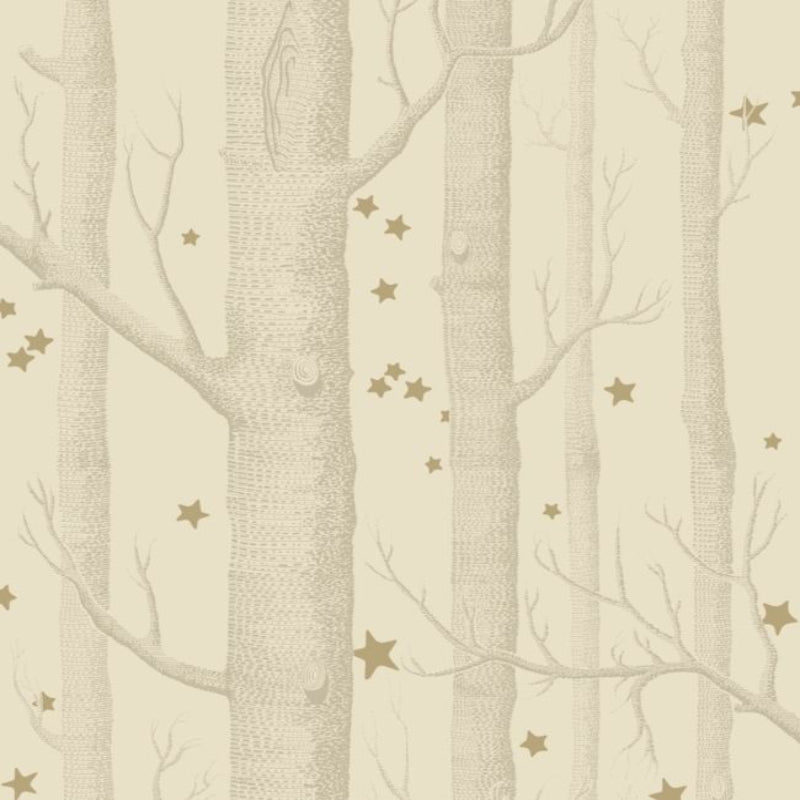 Woods & Stars Wallpaper - Cream - 103/11049