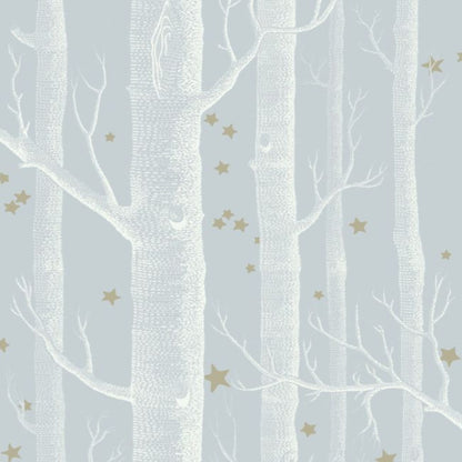 Woods & Stars Wallpaper - Powder Blue - 103/11051
