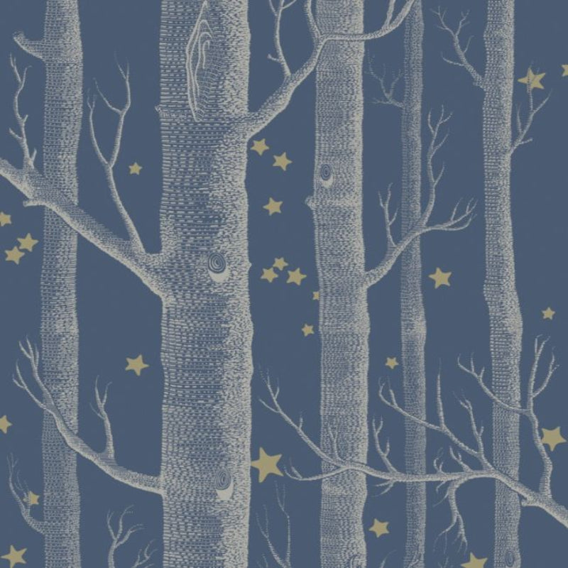 Woods & Stars Wallpaper - Midnight - 103/11052