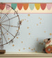 Stars Wallpaper - Metallic Gold on Ice Blue - 103/3016