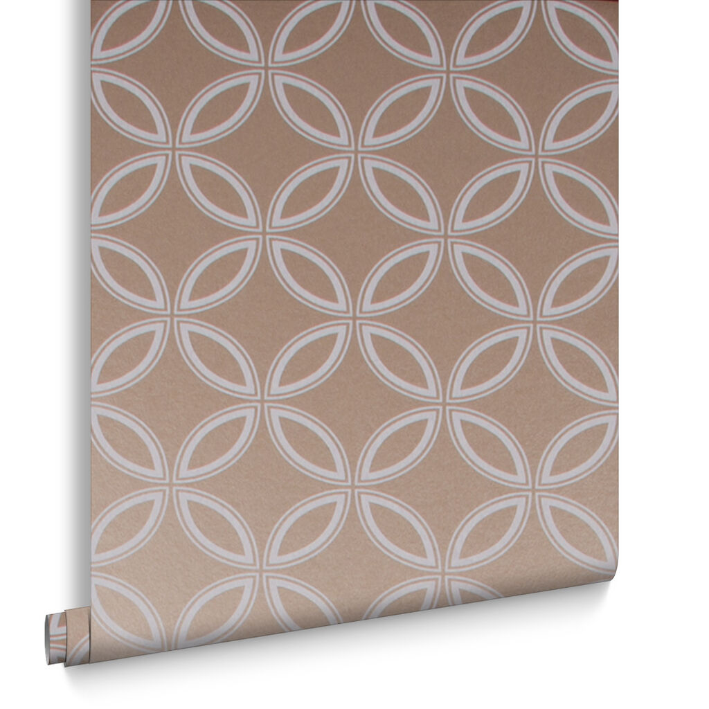 104064 - Eternity Wallpaper - Rose Gold - Graham & Brown