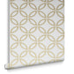 104065 - Eternity Wallpaper - White & Gold - Graham & Brown