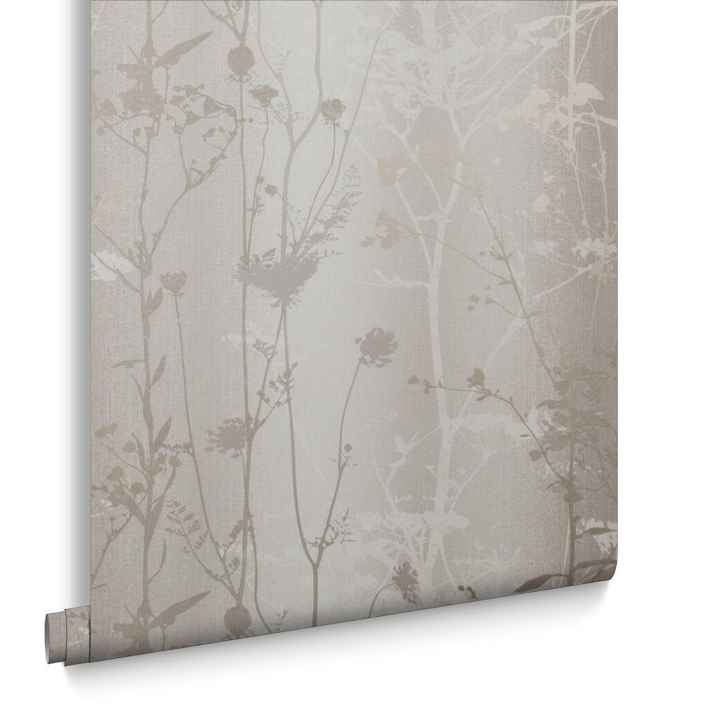 104069 - Wild Flower Wallpaper - Sand - Graham & Brown
