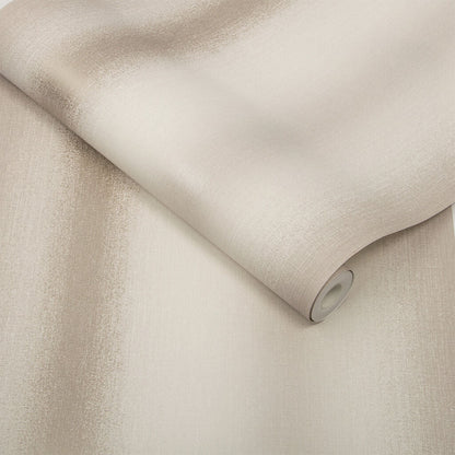 104074 - Wild Flower Stripe Wallpaper - Sand - Graham & Brown