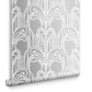 104297 - Art Deco Wallpaper - Silver - Graham & Brown