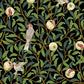 1043 - Bird & Pomegrante Wallpaper - Sable by Morris Collections