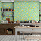 1045 - Lemon Tree Wallpaper - Sky-Blue by Morris Collections