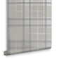104722 - Tartan Wallpaper - Silver - Graham & Brown