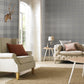 104722 - Tartan Wallpaper - Silver - Graham & Brown