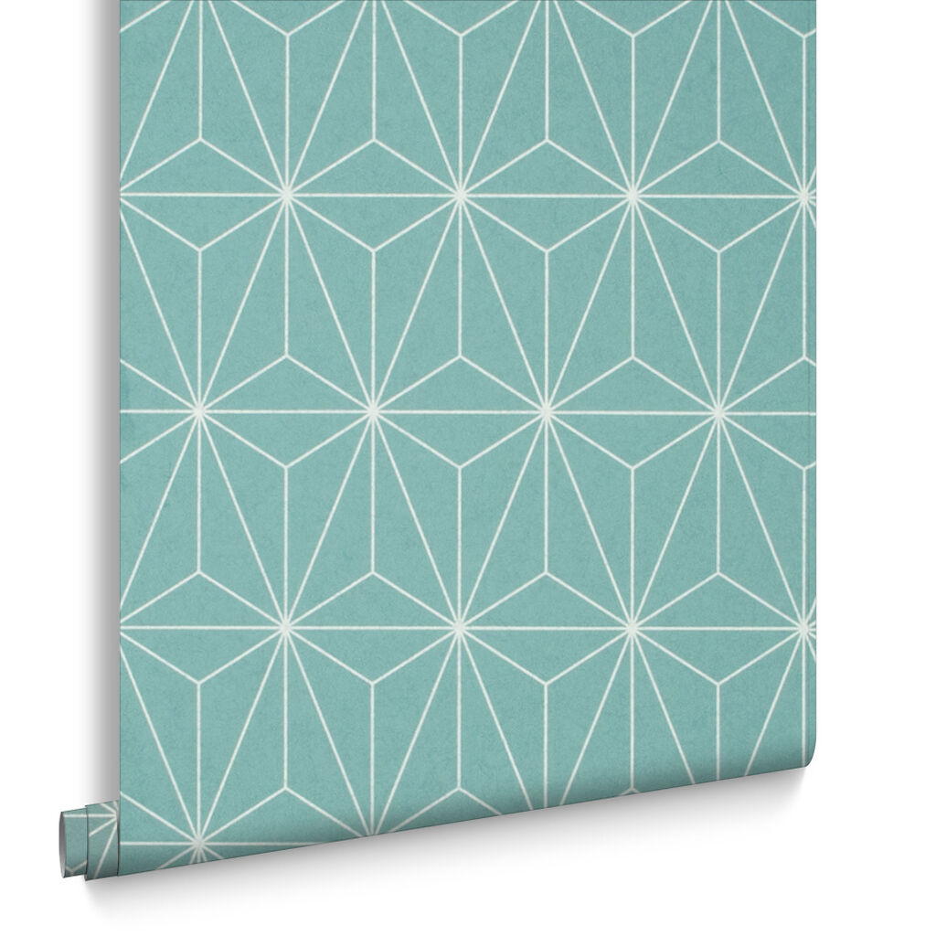 104738 - Prism Wallpaper - Mint - Graham & Brown