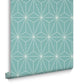 104738 - Prism Wallpaper - Mint - Graham & Brown