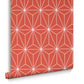 104739 - Prism Wallpaper - Coral - Graham & Brown