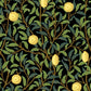 1047 - Lemon Tree Wallpaper - Twilight Blue by Morris Collections