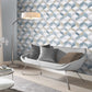 104815 - Retro Wallpaper - Denim - Graham & Brown