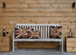 Union Jack Crest Large Tapestry Room Cushion With Tassels with Feather Filler 