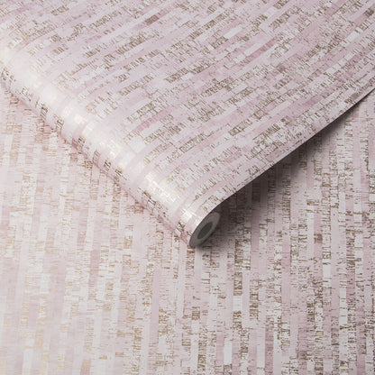 105107 - Betula Wallpaper - Blush Rose Gold - Graham & Brown